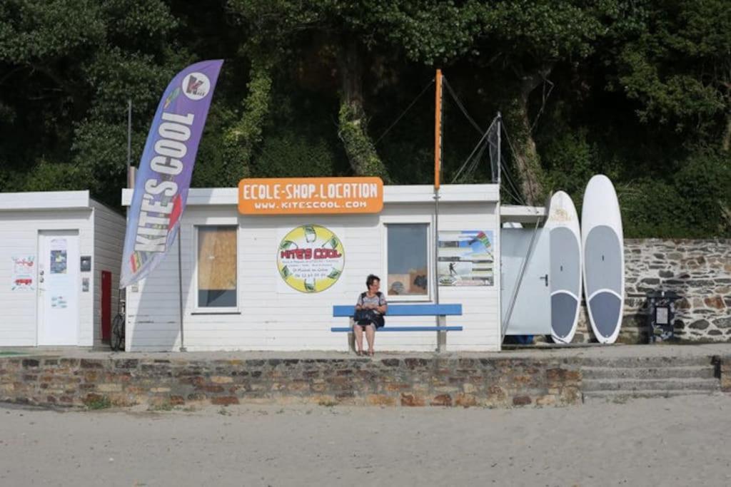 Ty Ar Mor Maison De La Mer, A 40 M De La Plage Saint-Michel-en-Greve Bagian luar foto
