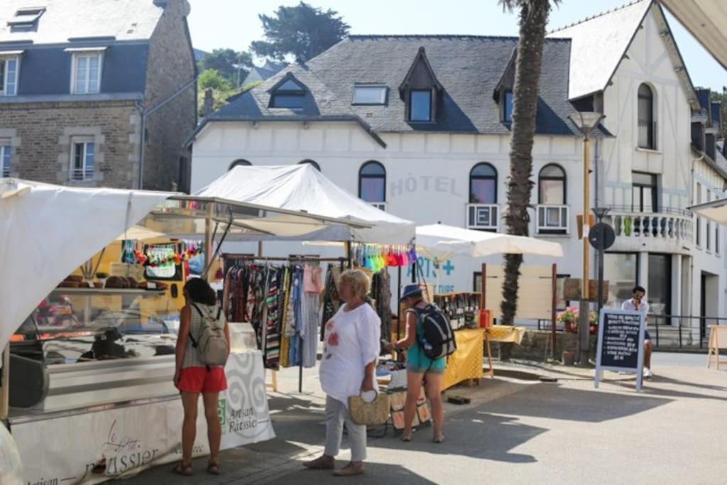 Ty Ar Mor Maison De La Mer, A 40 M De La Plage Saint-Michel-en-Greve Bagian luar foto