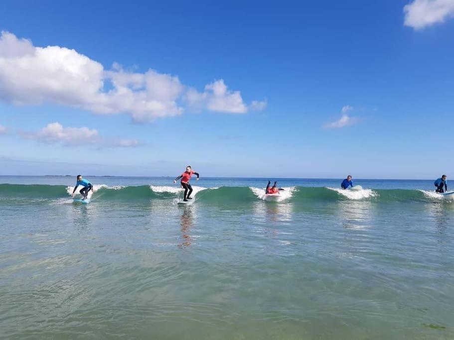 Ty Ar Mor Maison De La Mer, A 40 M De La Plage Saint-Michel-en-Greve Bagian luar foto